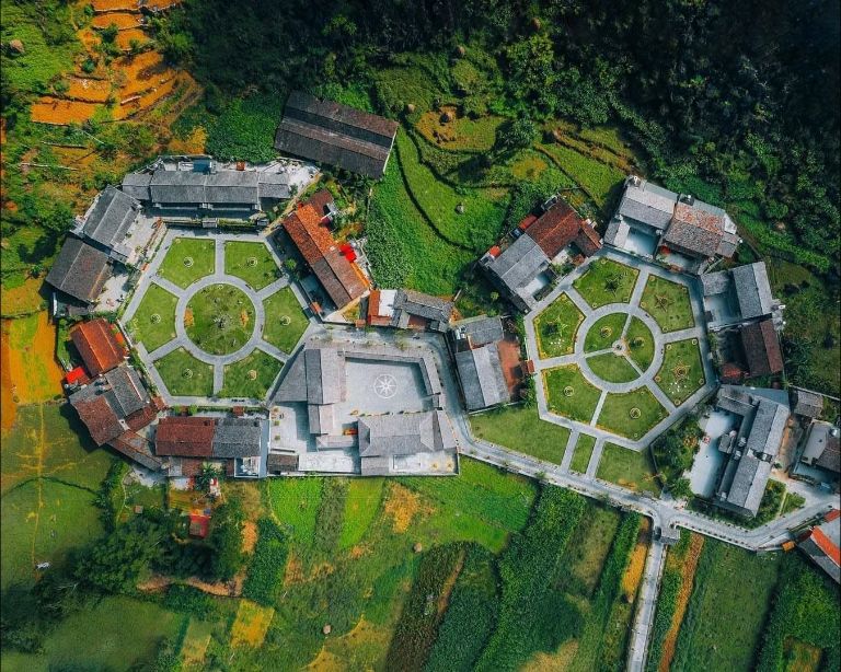 làng H'Mông Pả Vi view