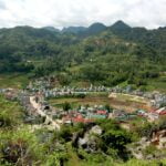 Ảnh thị trấn Đồng Văn nhìn từ đồn cao